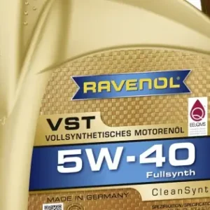 Ravenol VST 5W‑40 4L – Ulei motor full sintetic USVO®, aprobat BMW, Mercedes, Porsche Bestseller